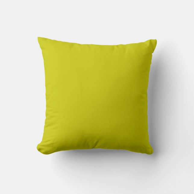 coussin vert clair solide (Recto)