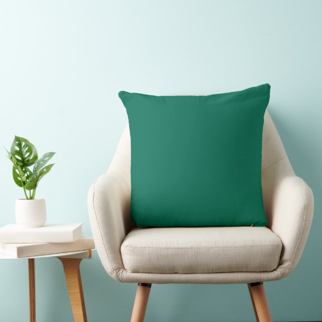 Coussin Vert émeraude vert uni moderne (Chaise)