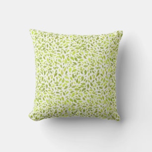 Coussin Vert Feuille Nature Imprimer, Plante Motif feuille