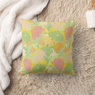 Coussin vert, naturel, décoration intérieure, abstrait, 
