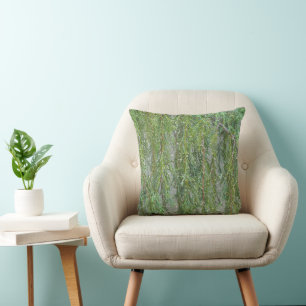 Coussin vert neige en cascade de Juniper Tree