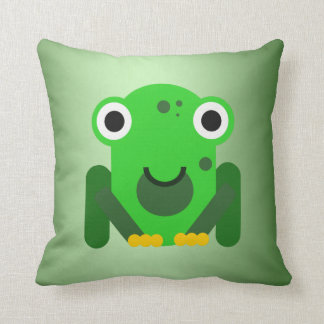 Coussin Vert personnalisé M. Frog