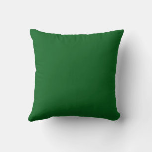 Coussin Vert pin de forêt couleur unie