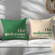 Vert rétro minimaliste moderne