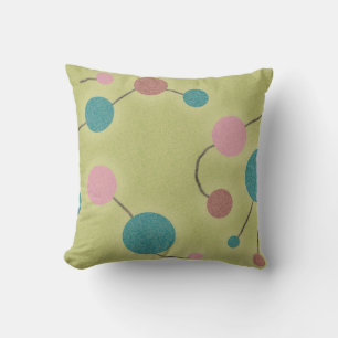 Coussin Verte de l'univers rétroactif pointillé