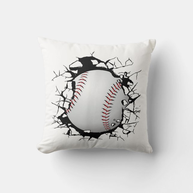 Coussin Vêtements de baseball - Baseball (Recto)