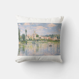 Coussin Vetheuil à Summer by Claude Monet