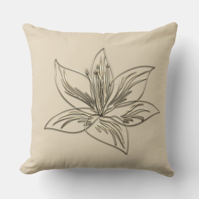 Coussin Vibe de vacances Gold Retro (Recto)