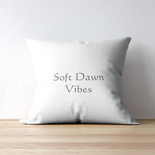 Coussin Vibes de l'Aube Douce Minimaliste Moderne 