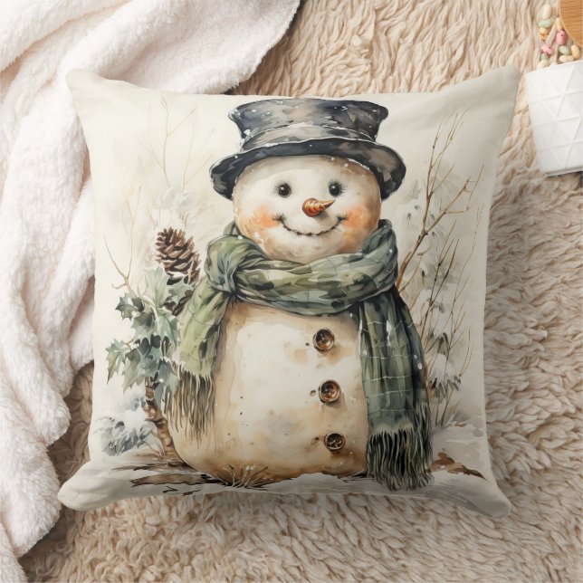 Coussin Vibes d'hiver confortables (Couverture)