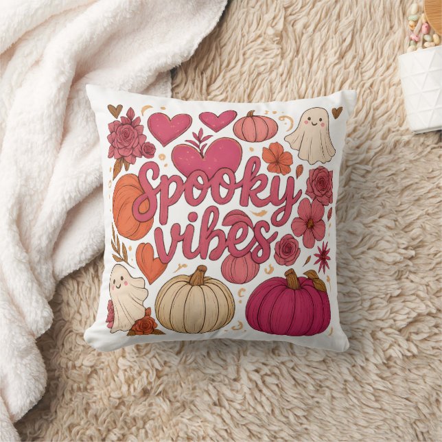 Coussin Vibes éffrayantes - Halloween (Couverture)