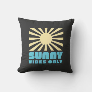 Coussin Vibes ensoleillées uniquement - Gras Retro Sunshin