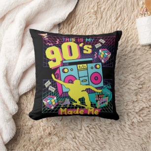 Coussin Vibes Retro, Hip hop des années 90, m'a fait
