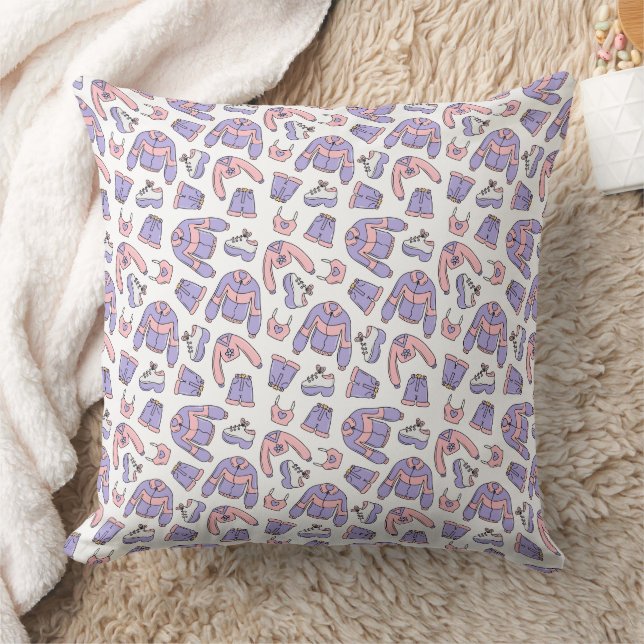 Coussin Vibes roses 90s Mode (Couverture)