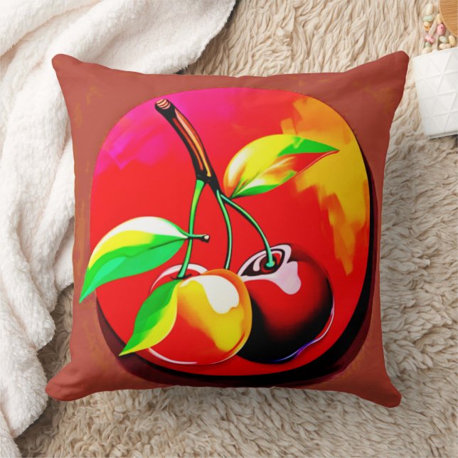 Coussin Vibrant Cherry Duo (Couverture)