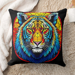 Coussin Vibrant Tiger Tiger Tiger