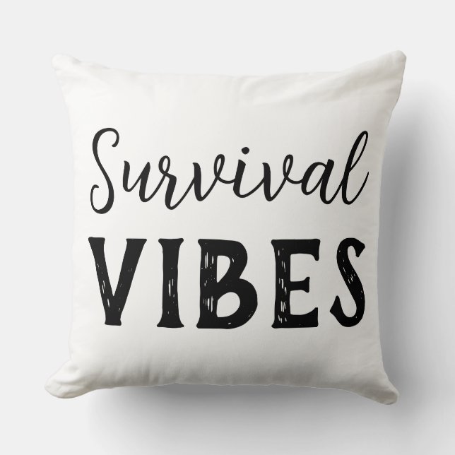 Coussin Vibrations de survie (Recto)