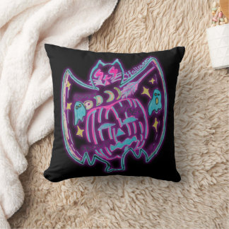 Coussin Vibrations Sombres À Propos De Sorcière Halloween 