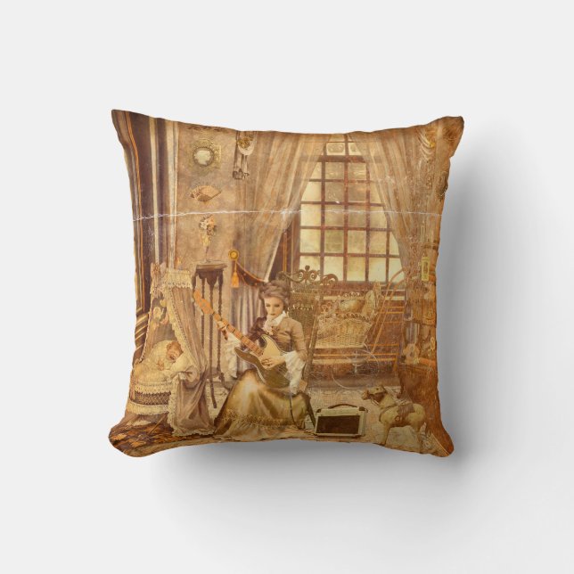 Coussin Victorian Lullaby (Recto)