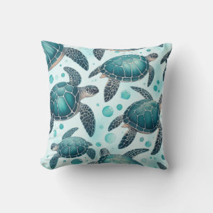 Coussin Vie de Tortue Marine