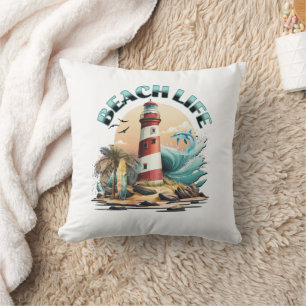 Coussin Vie sur la plage