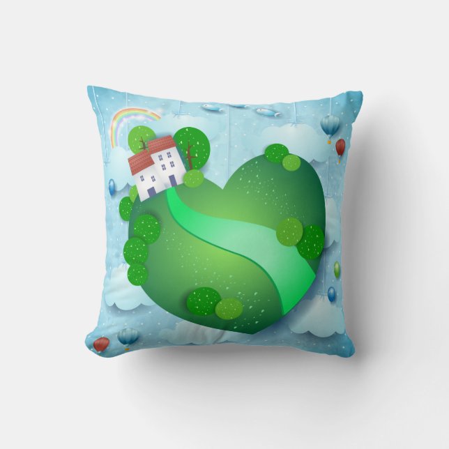 Coussin Vie verte (Recto)