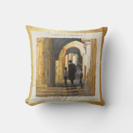 Coussin Vielle ville de Simta Jérusalem Israël Peinture pé