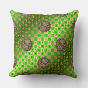 Coussin Vierge & Rat de Terre