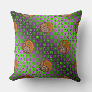 Coussin Vierge & Sanglier de Bois
