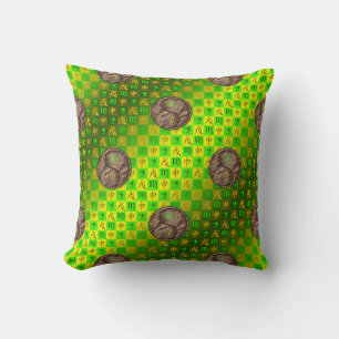 Coussin Vierge & Singe de Terre