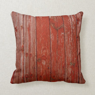 Coussin Vieux bois rouge