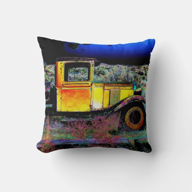 Coussin Vieux camion Vintage (Recto)