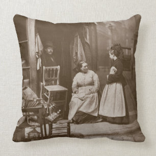 Coussin Vieux meubles, de la "vie dans la rue à Londres",