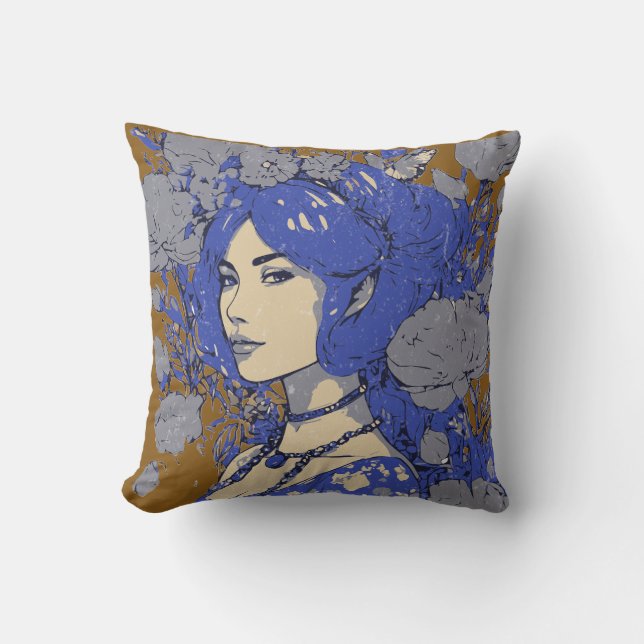 Coussin Vieux monde vintage (Recto)