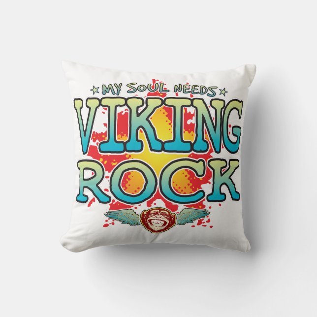 Coussin Viking Rock Soul Cushion (Recto)
