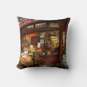 Coussin Ville - Boston Ma - Viandes fraîches et fruits