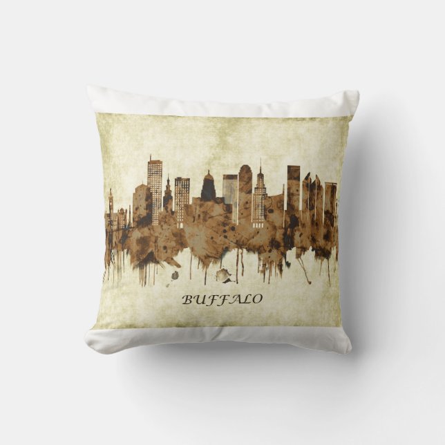 Coussin Ville de Buffalo New York (Recto)