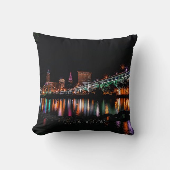 Coussin Ville de Cleveland Ohio (Recto)