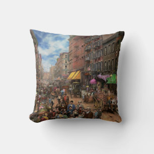 Coussin Ville - NY - Saveurs d'Italie 1900