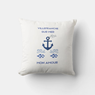 Coussin Villefranche-Sur-Mer Luxe Côte d'Azur