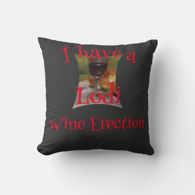 Coussin Vin blanc rouge Vin Pays Californie Oregon (Recto)