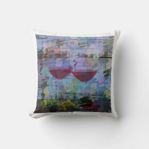 Coussin Vin Impressions Jeu d'oreiller