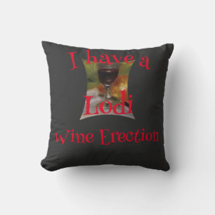 Coussin Vin Rouge Blanc Vin Vino Pays Californie Oregon