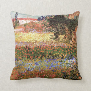 Coussin Vincent Van Gogh Jardin des fleurs