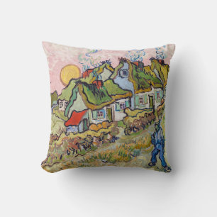 Coussin Vincent van Gogh - Maisons et Personnage