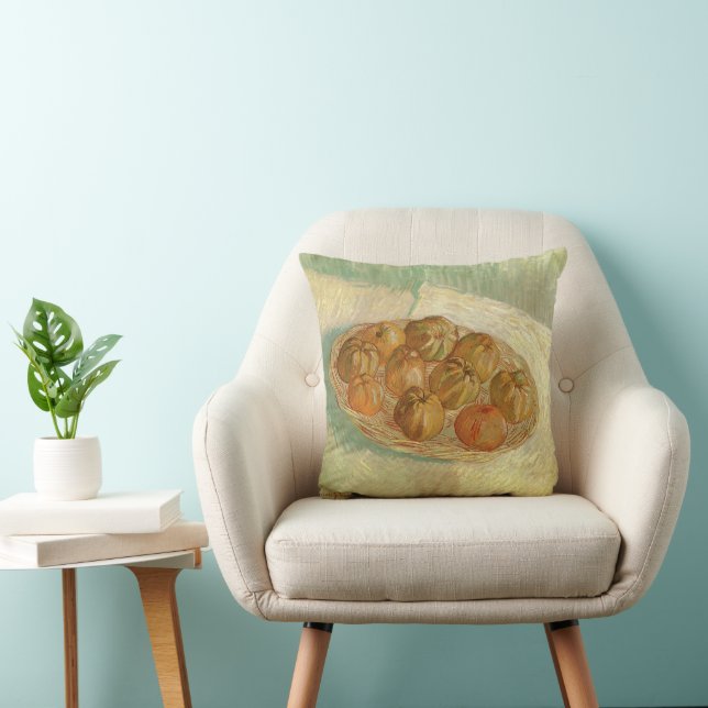 Coussin Vincent van Gogh - Panier de pommes à vie continue (Chaise)