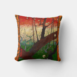 Coussin Vincent van Gogh - Verger de pruniers en fleurs