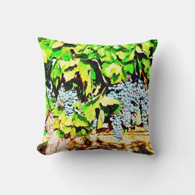 Coussin Vins de raisin (Recto)