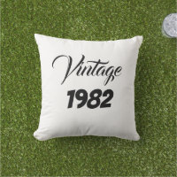 Vintage 1982 année personnalisée Cadeaux texte Ann