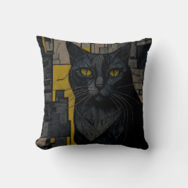 Coussin vintage cat 1